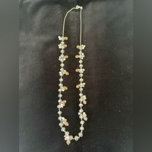 Loft Long Beaded Soft Colored Bead Necklace